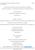 Cover page: Session 310 Gay and Gray Vii: a Multidisciplinary Approach to Transgender Aging