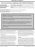 Cover page: Decrease in Trauma Admissions with COVID-19 Pandemic