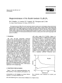 Cover page: Magnetoresistance of the Kondo insulator Ce3Bi4Pt3