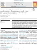 Cover page: "I feel you": Greater linkage between friends' physiological responses and emotional experience is associated with greater empathic accuracy.