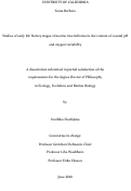 Cover page: Studies of early life history stages of marine invertebrates in the context of coastal pH and oxygen variability