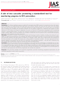 Cover page: A tale of two cascades: promoting a standardized tool for monitoring progress in HIV prevention.