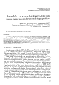 Cover page: Stato delle conoscenze briologiche delle isole circum-sarde e considerazioni briogeografiche