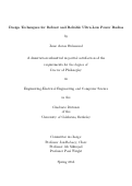 Cover page: Design Techniques for Robust and Reliable Ultra-Low Power Radios