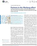 Cover page: Partners in the Warburg effect