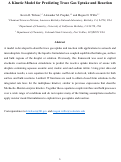 Cover page: A Kinetic Model for Predicting Trace Gas Uptake and Reaction