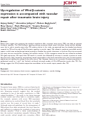 Cover page: Up-regulation of Wnt/β-catenin expression is accompanied with vascular repair after traumatic brain injury