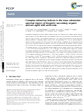 Cover page: Complex refractive indices in the near-ultraviolet spectral region of biogenic secondary organic aerosol aged with ammonia