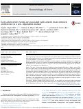 Cover page: Early adverse life events are associated with altered brain network architecture in a sex- dependent manner.