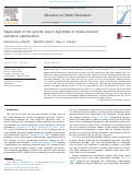 Cover page: Application of the gravity search algorithm to multi-reservoir operation optimization