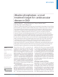 Cover page: Alkaline phosphatase: a novel treatment target for cardiovascular disease in CKD.