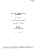 Cover page: IBECS network/ballast interface Final report