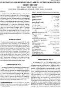 Cover page: Electron-cloud Build-up Simulations in the Proposed PS2: Status Report