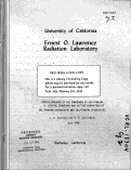 Cover page: CRYSTALLOGRAPHY OF THE COMPOUNDS OF CALIFORNIUM. II. CRYSTAL STRUCTURE AND LATTICE PARAMETERS OF CALIFORNIUM OXYCHLORIDE AND CALIFORNIUM SESQUIOXIDE