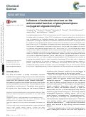 Cover page: Influence of molecular structure on the antimicrobial function of phenylenevinylene conjugated oligoelectrolytes.