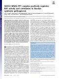 Cover page: SHOC2-MRAS-PP1 complex positively regulates RAF activity and contributes to Noonan syndrome pathogenesis.