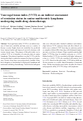 Cover page: Vasovagal tonus index (VVTI) as an indirect assessment of remission status in canine multicentric lymphoma undergoing multi-drug chemotherapy.