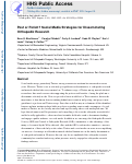 Cover page: Post or perish? Social media strategies for disseminating orthopedic research.