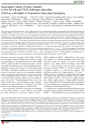 Cover page: Association Study of Exon Variants in the NF-κB and TGFβ Pathways Identifies CD40 as a Modifier of Duchenne Muscular Dystrophy.