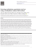 Cover page: Detecting methylation quantitative trait loci using a methylation random field method.