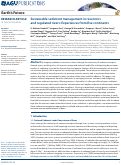 Cover page: Sustainable sediment management in reservoirs and regulated rivers: Experiences from five continents