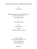 Cover page: Transnational Crime Fictions and Argentina's Criminal State