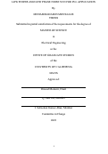 Cover page: Low Power and Low Phase Noise VCO for PLL Application