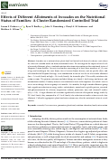 Cover page: Effects of Different Allotments of Avocados on the Nutritional Status of Families: A Cluster Randomized Controlled Trial