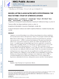 Cover page: Higher leptin is associated with hypertension: the Multi-Ethnic Study of Atherosclerosis