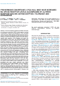 Cover page: Prohormone convertase 2 (PC2) null mice have increased mu opioid receptor levels accompanied by altered morphine-induced antinociception, tolerance and dependence