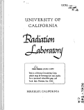 Cover page: Summary of the Research Progress Meeting of Nov. 17, 1949