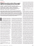 Cover page: Plitidepsin has potent preclinical efficacy against SARS-CoV-2 by targeting the host protein eEF1A