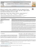 Cover page: Effects of a genetic variant rs13266634 in the zinc transporter 8 gene (SLC30A8) on insulin and lipid levels before and after a high-fat mixed macronutrient tolerance test in U.S. adults