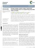 Cover page: Energy-storage covalent organic frameworks: improving performance via engineering polysulfide chains on walls