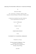 Cover page: Querying Uncertain Data in Resource Constrained Settings