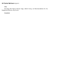 Cover page of Burrowing Owl Report: Burrow Usage, Habitat Survey, and Recommendations for the Dangermond Preserve, Cojo Terrace