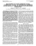 Cover page: Relationship of cloning inhibition factor, "lymphotoxin" factor, and proliferation inhibition factor release in vitro by mitogen-activated human lymphoctes.