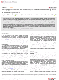 Cover page: Triacylglycerols are preferentially oxidized over free fatty acids in heated soybean oil