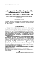 Cover page: Anisotropy of the normal state properties of the superconducting Co1−xNixZr2 system