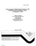 Cover page of Preprocessing of backprojection images in the McClellan Nuclear Radiation Center tomography system