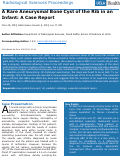 Cover page: A Rare Aneurysmal Bone Cyst of the Rib in an Infant: A Case Report