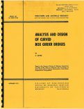 Cover page: Analysis and Design of Curved Box Girder Bridges