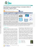 Cover page: Novel Machine Learning-Based Energy Consumption Model of Wastewater Treatment Plants