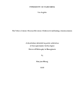 Cover page: The Value of Analyst Forecast Revisions: Evidence from Earnings Announcements