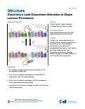 Cover page: Observing a lipid-dependent alteration in single lactose permeases