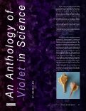 Cover page: An Anthology of Violet in Science