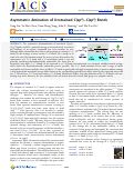 Cover page: Asymmetric Amination of Unstrained C(sp3)-C(sp3) Bonds.