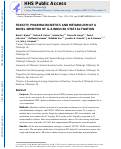 Cover page: Toxicity, pharmacokinetics and metabolism of a novel inhibitor of IL-6-induced STAT3 activation