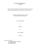 Cover page: Physician-Patient Communication and Physician Satisfaction: Analysis of Physician and Patient Behavioral Characteristics in the Medical Visit