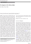 Cover page: Development of the Endocardium